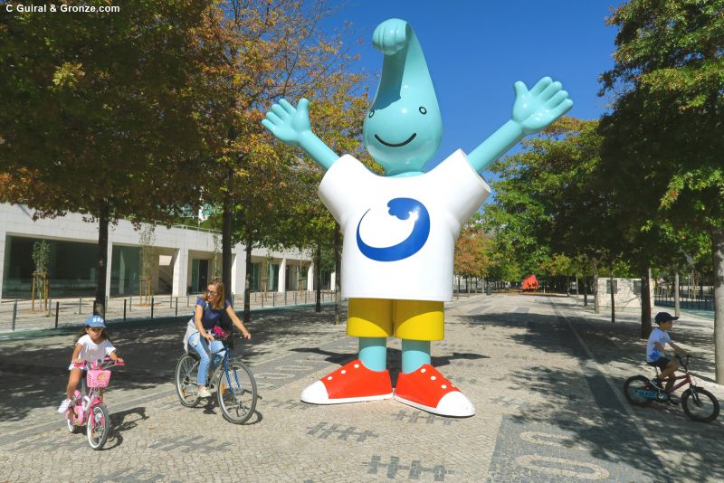 Mascota de la Expo Internacional de 1998 de Lisboa, en el Parque das Nações
