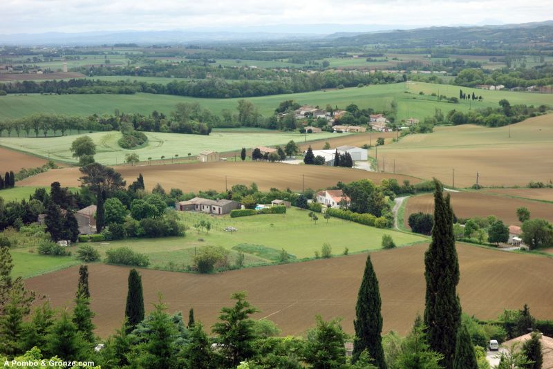 Vista del Lauragais desde Montferrand