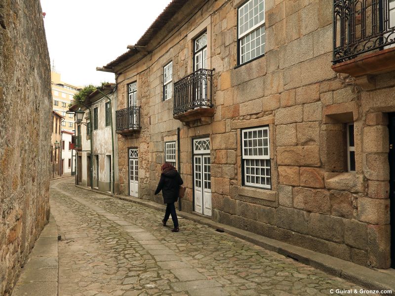 Atravesando el casco viejo de Vila do Conde