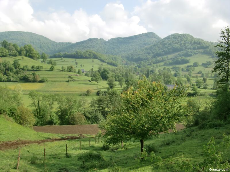 Vista cerca de Aucazein