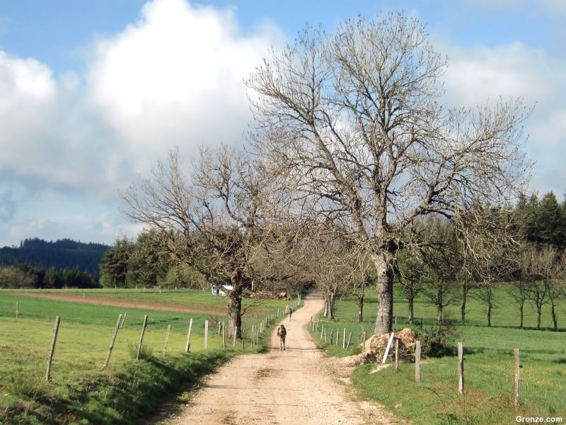 Pista a la salida de Les Sétoux