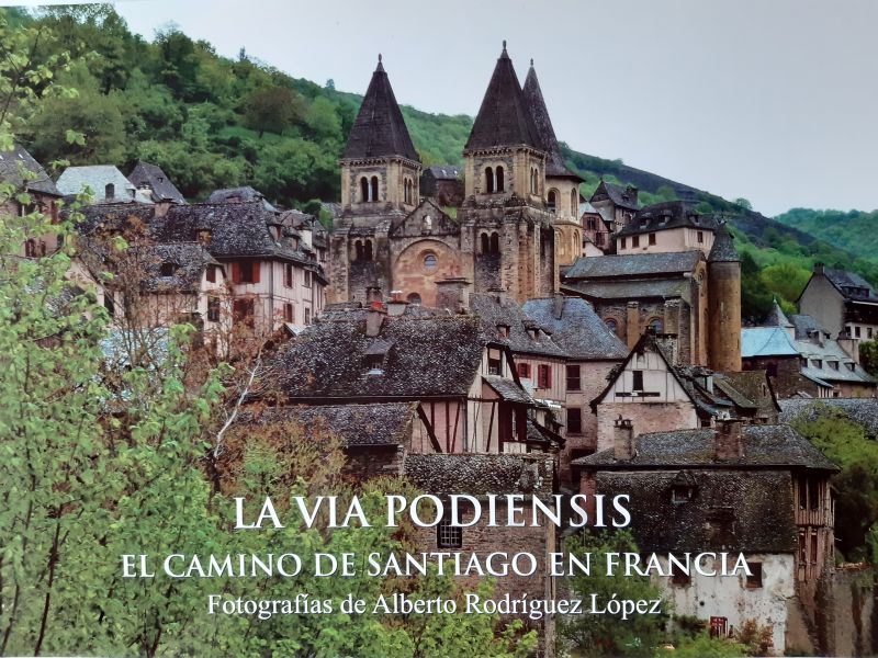 Portada del libro La Vía Podiensis (Autor: Alberto Rodríguez López)