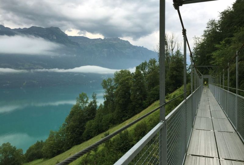 Hacia Interlaken, junto al lago Brienz