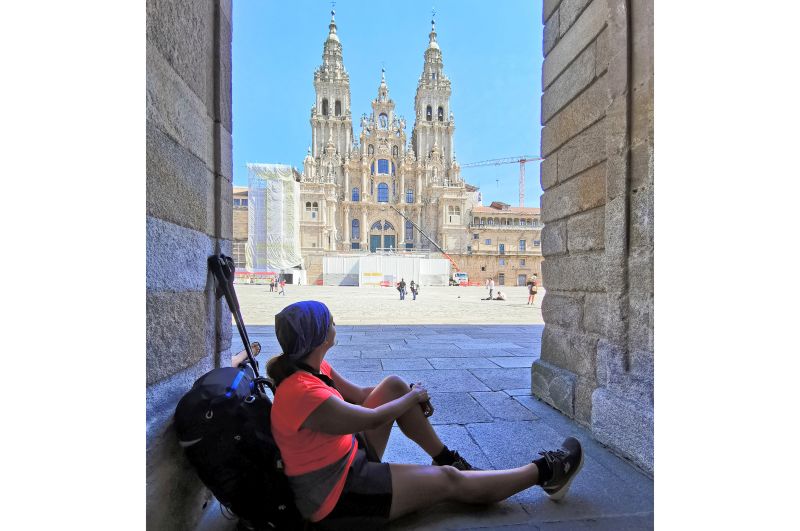 Llegada a Santiago de Compostela