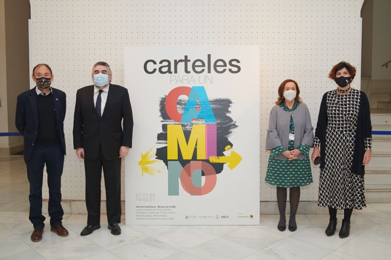 Inauguración de la exposición, Biblioteca Nacional de Madrid