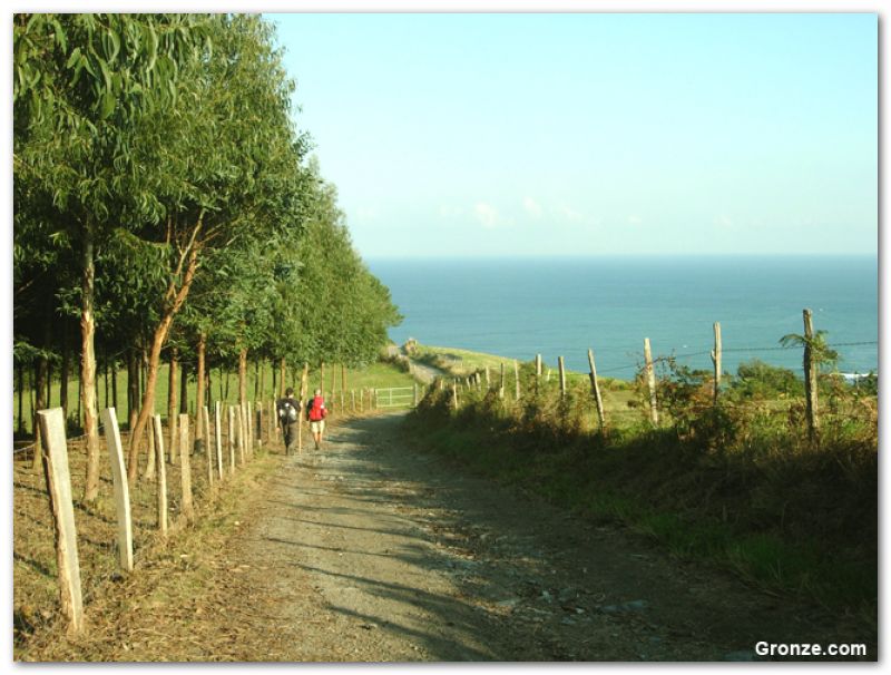 De camino a Zumaia, Camino del Norte