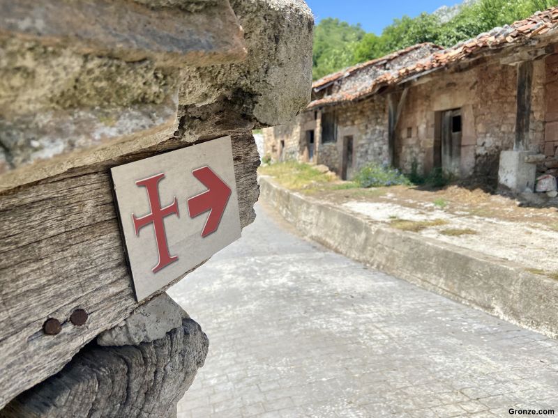 Señalización del Camino Lebaniego
