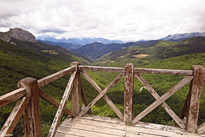 Mirador de Piedrasluengas, a 1.355 metros de altitud.
