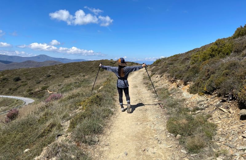 Juyoung Cho en los Montes de León.