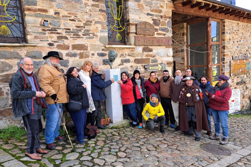 Inauguración del monumento de Willy Derveaux.