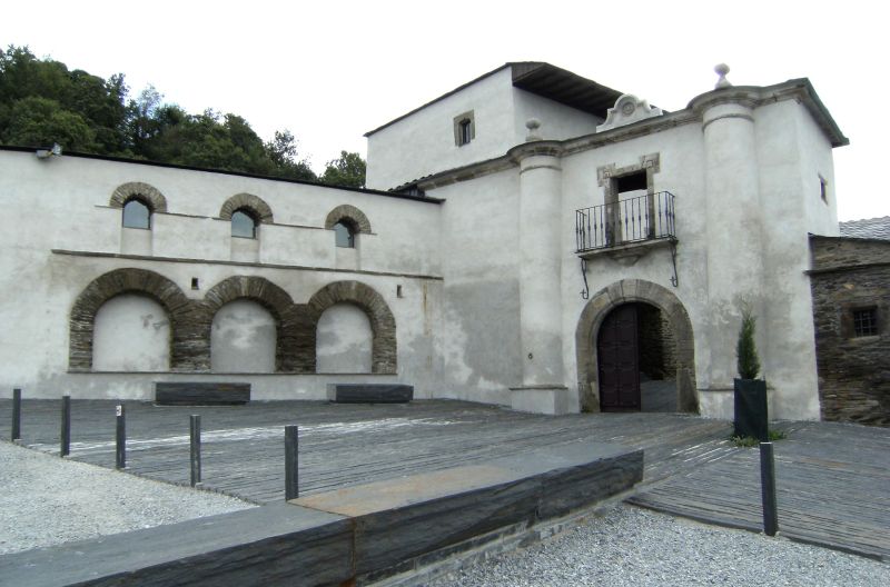 El albergue de la Casa Grande de Lusío, en la variante de Samos.