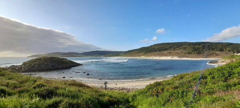 Ría de Lires, la más pequeña de Galicia.