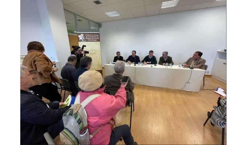 Acto de fundación de la Federación Gallega de Asociaciones de Amigos del Camino de Santiago