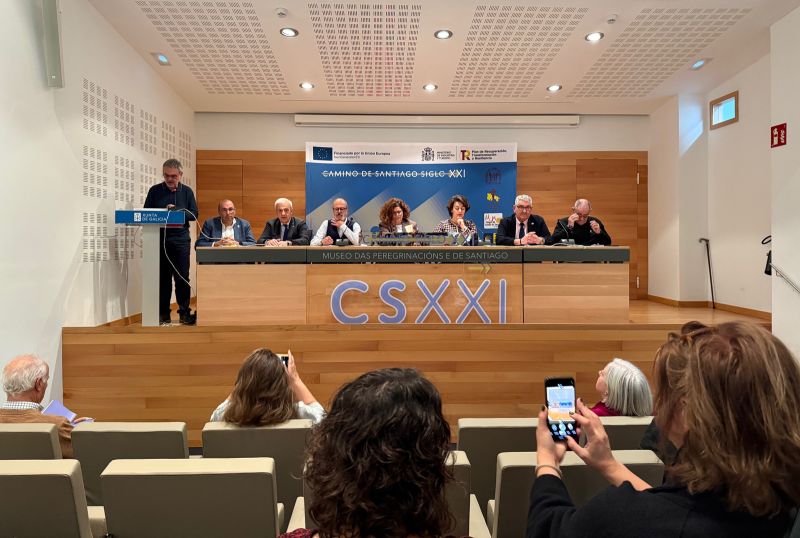Acto de conclusiones del proyecto CSXXI, en el Museo das Peregrinacións de Santiago.