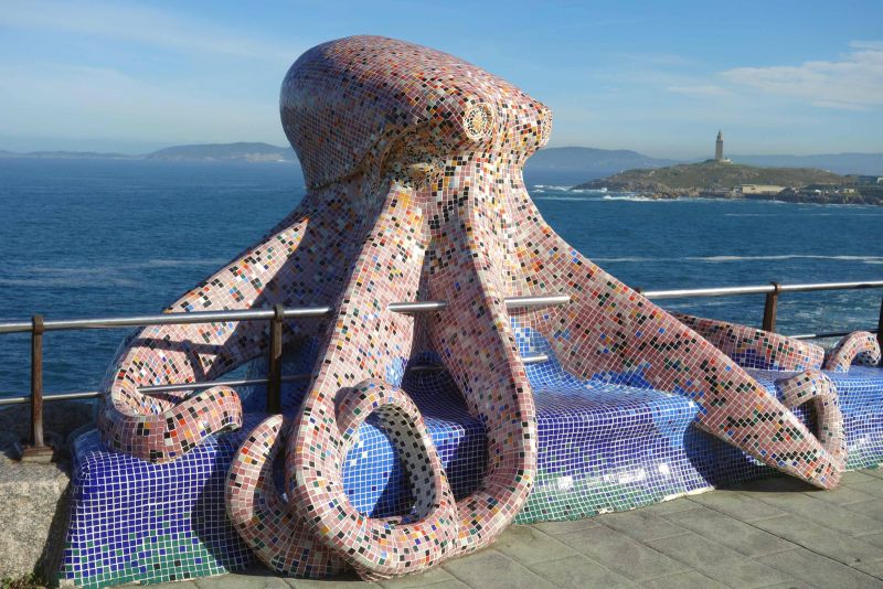 Monumento del Pulpo, A Coruña.