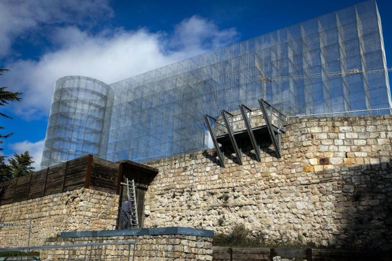 Castillo de Burgos, a punto de finalizar los trabajos de restauración (Foto: Burgos Conecta). Castillo de Burgos, a punto de finalizar los trabajos de restauración (Foto: Burgos Conecta).