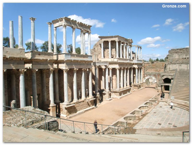 Teatro romano de Mérida Teatro romano de Mérida