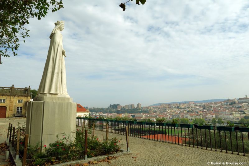 Mirador en el Alto de Santa Clara en Coimbra