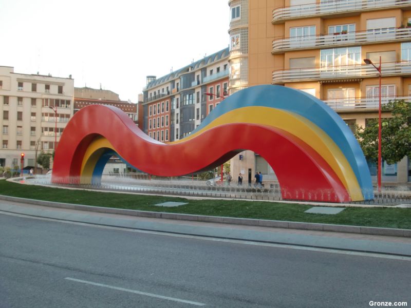 Escultura "Vivir Miranda", Miranda de Ebro