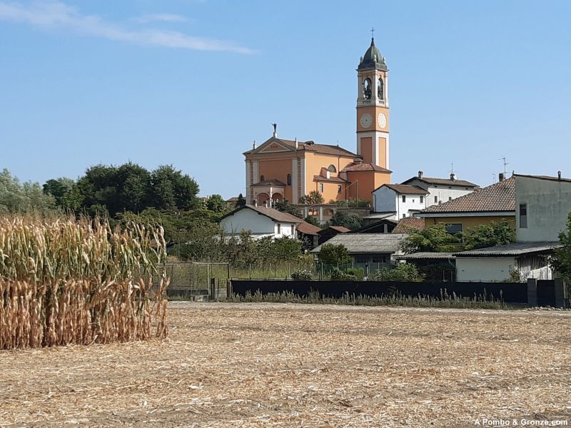 Llegada del camino a Orio Litta