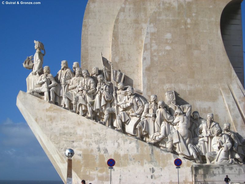Monumento Padrão dos Descobrimentos, en el barrio de Belém de Lisboa