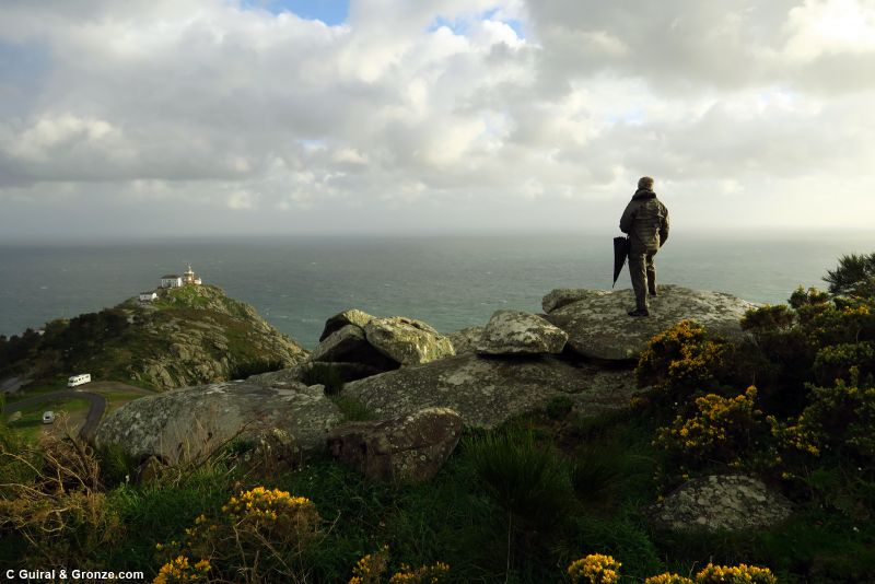 Magnífica panorámica desde el cabo de Finisterre