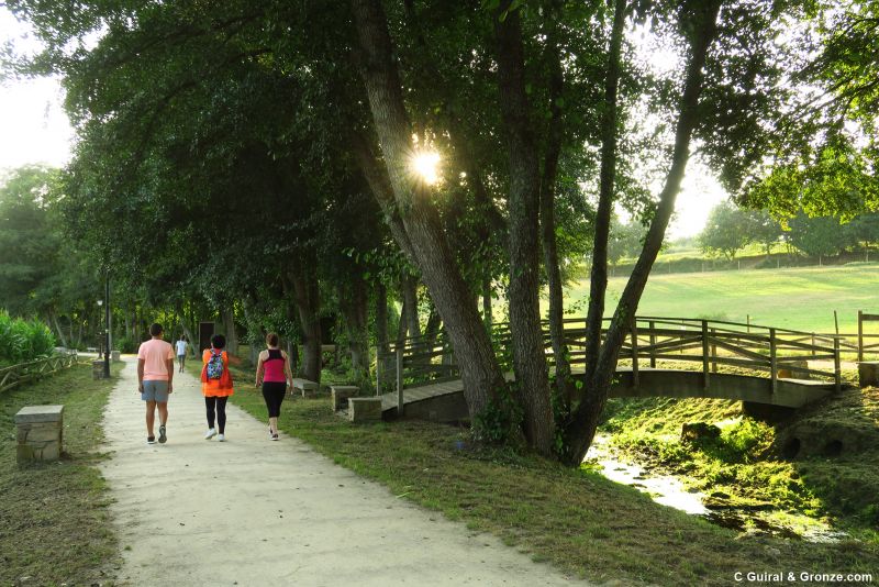 Paseo fluvial del río Fontiñas en Lalín