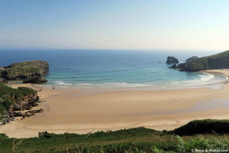 Playa de Torimbia, en Niembro