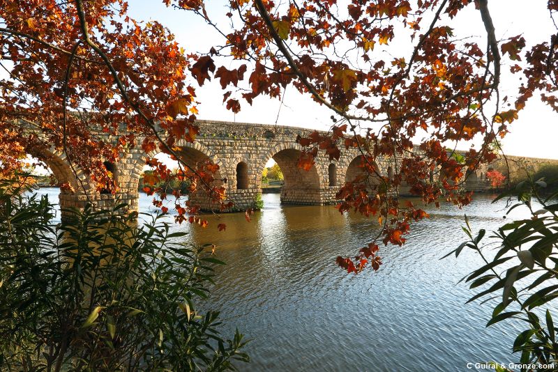 Puente romano de Mérida, sobre el río Guadiana