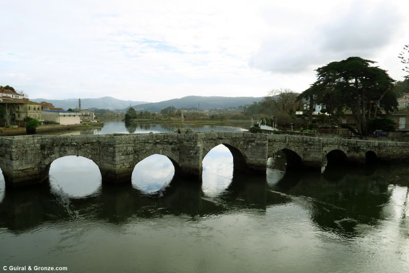 Puente románico sobre el río Miñor, A Ramallosa