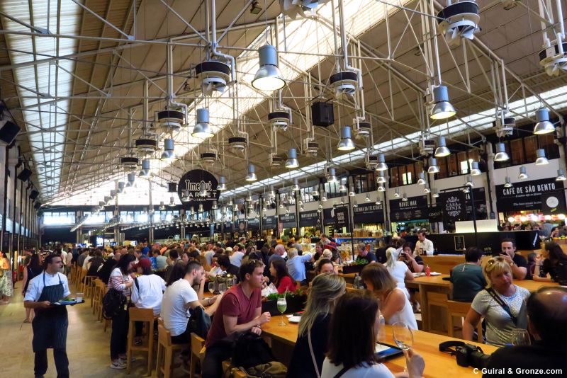 El mercado da Ribeira en Lisboa