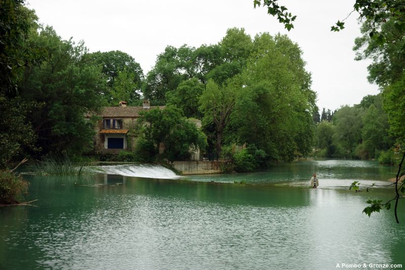 Río Lez y molino, Castelnau-le-Lez