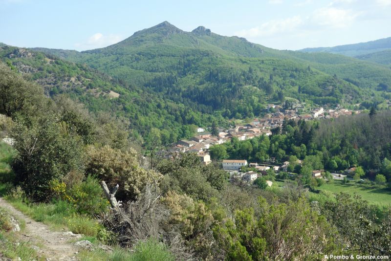 Vista de Saint-Gervais-sur-Mare desde el Camino
