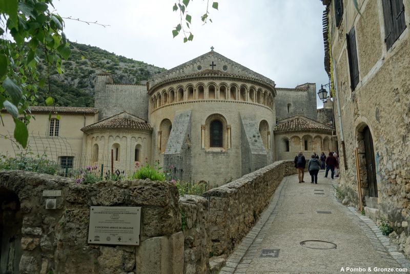 Cabecera de la iglesia de Saint-Guilhem-le-Désert