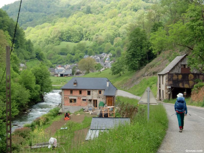 Llegando a Saint-Lary