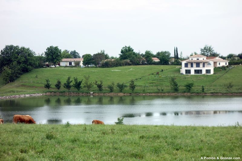 Laguna a la salida de Cahuzac