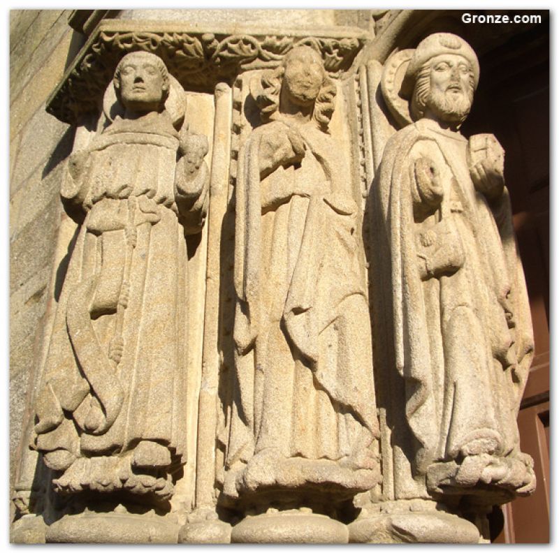Esculturas de la catedral de Santiago de Compostela