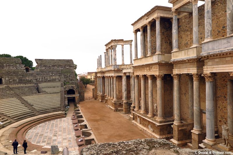 Teatro romano de Mérida Teatro romano de Mérida