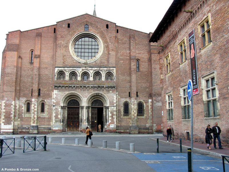 Fachada occidental de la basílica de Saint-Sernin, Toulouse