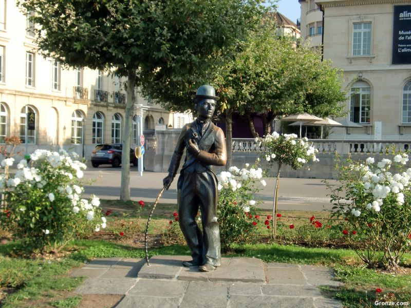Escultura de Charles Chaplin, Vevey Escultura de Charles Chaplin, Vevey