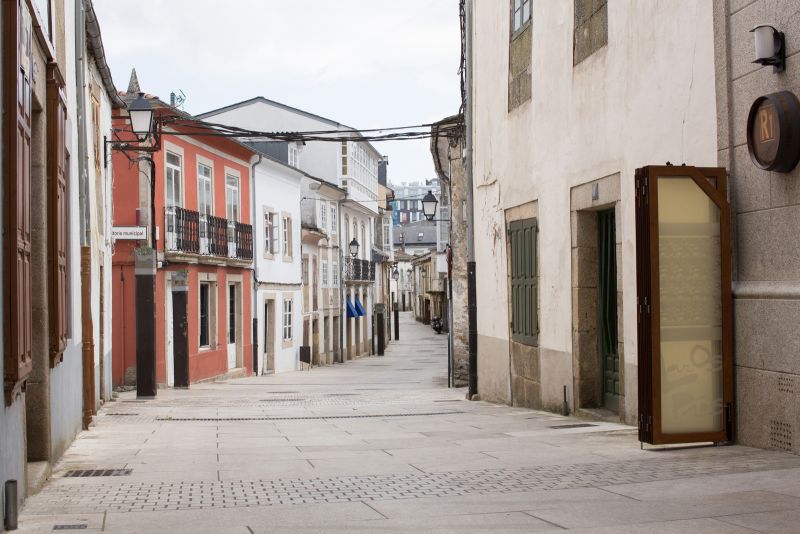 Calle del casco antiguo de Vilalba