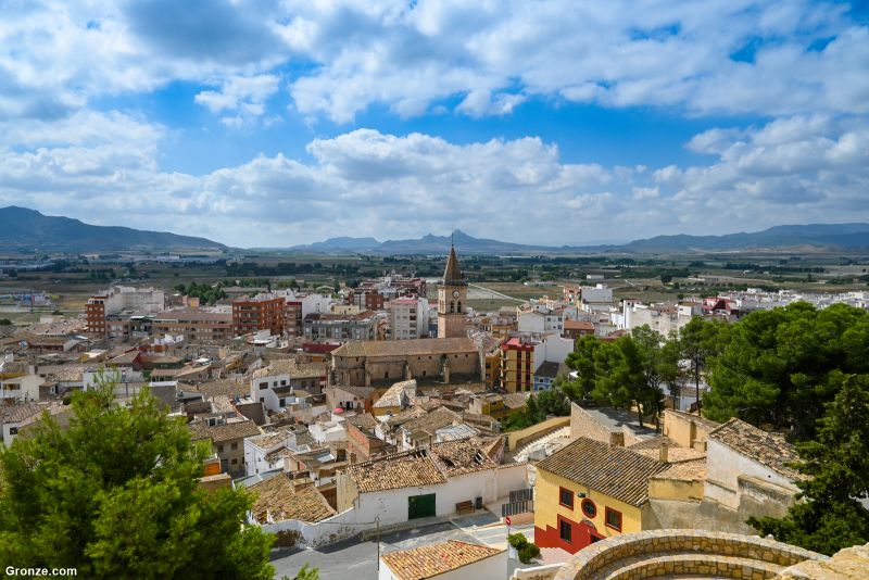Villena desde el castillo