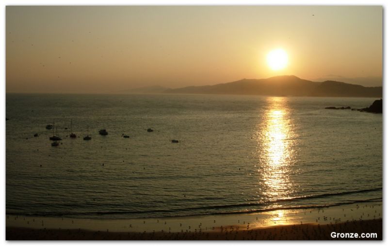 Llegando a Zarautz