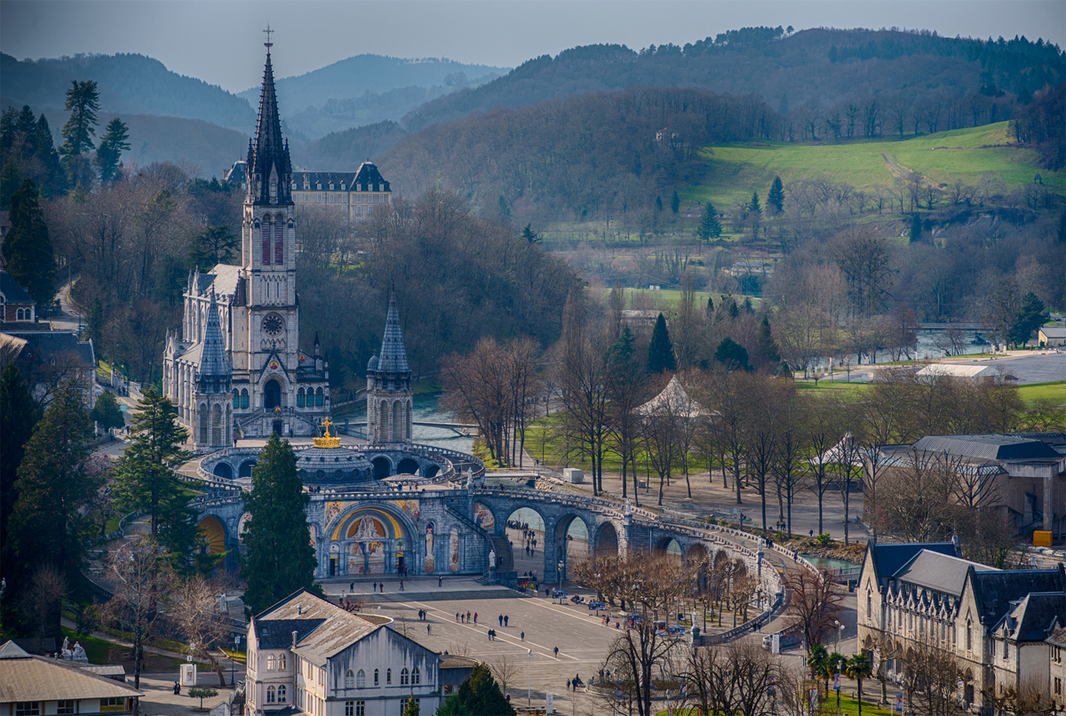 Sobrio construcción naval Dinámica Santuario de Lourdes, Camino del Piamonte | Fotos del Camino de Santiago |  Gronze.com